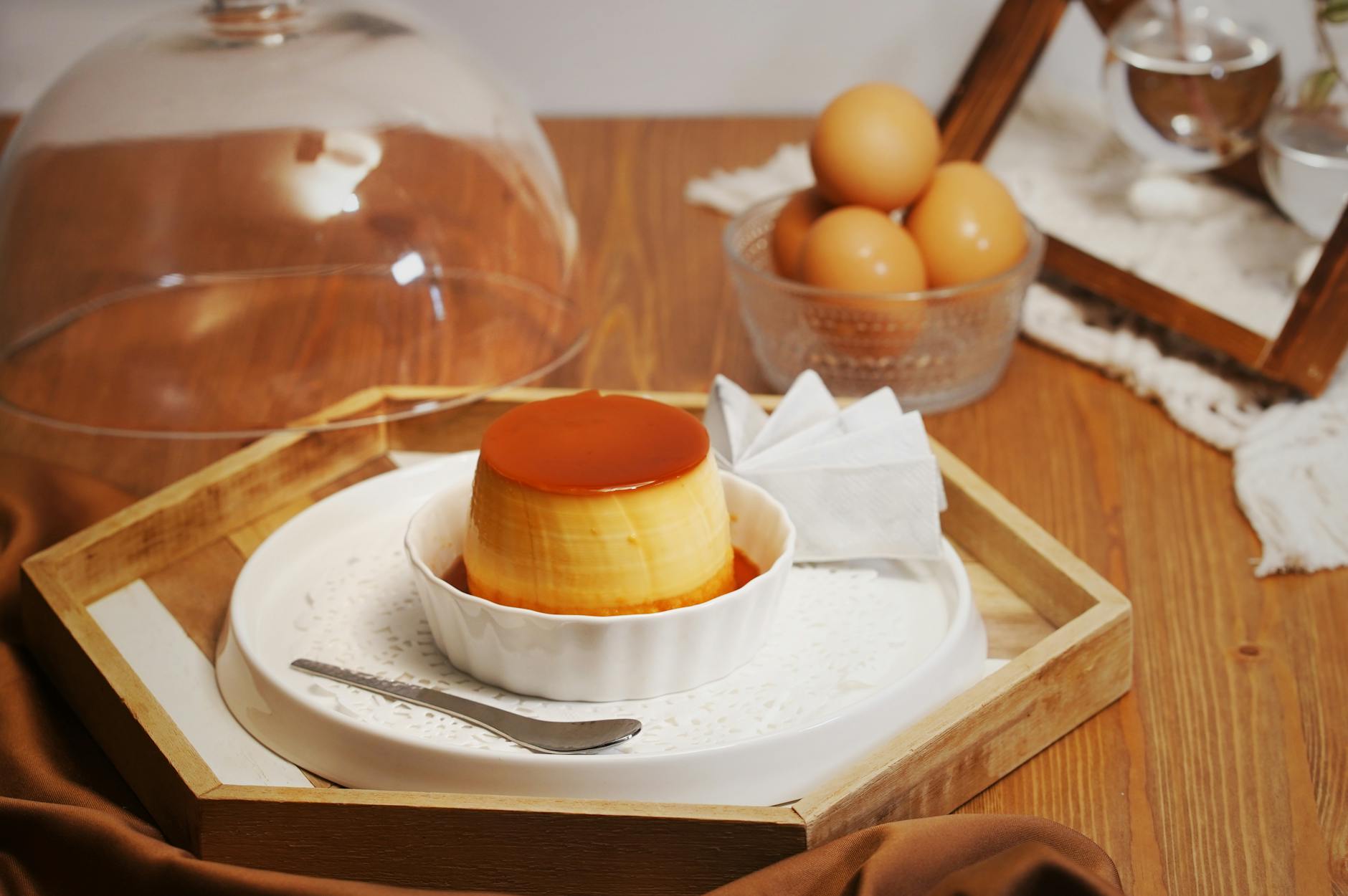 Creamy Vanilla Egg Custard Protein Pots