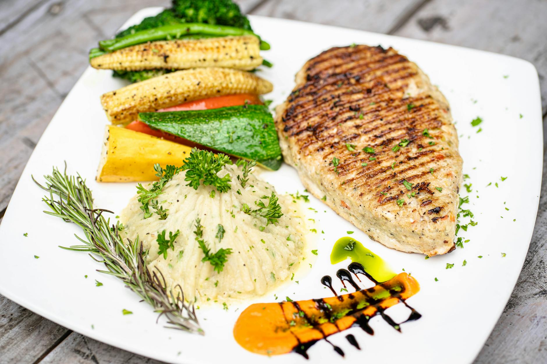 Soft Lemon Cod with Potato-Carrot Mash