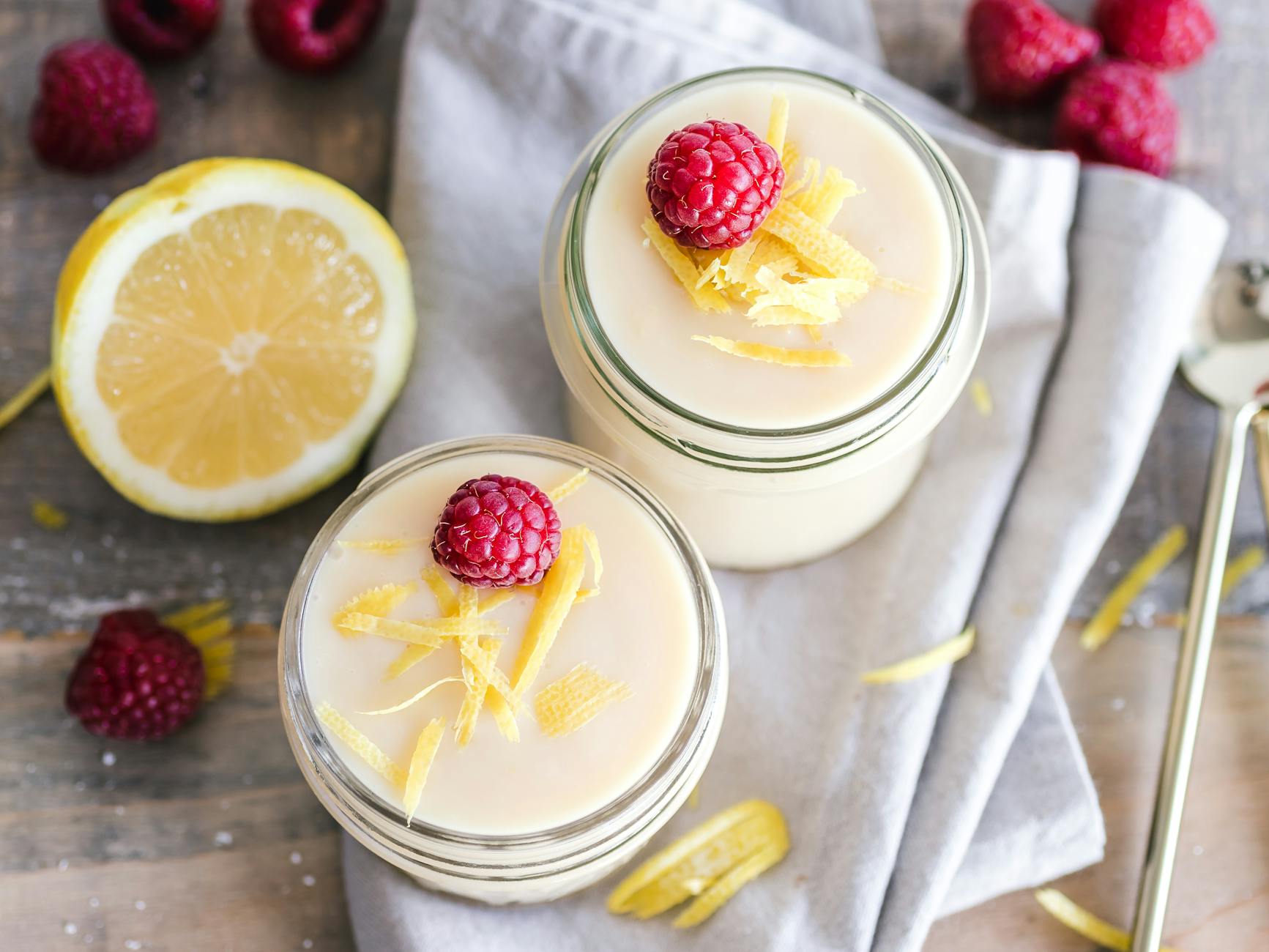 Calming Lemon Rice Protein Breakfast Pudding