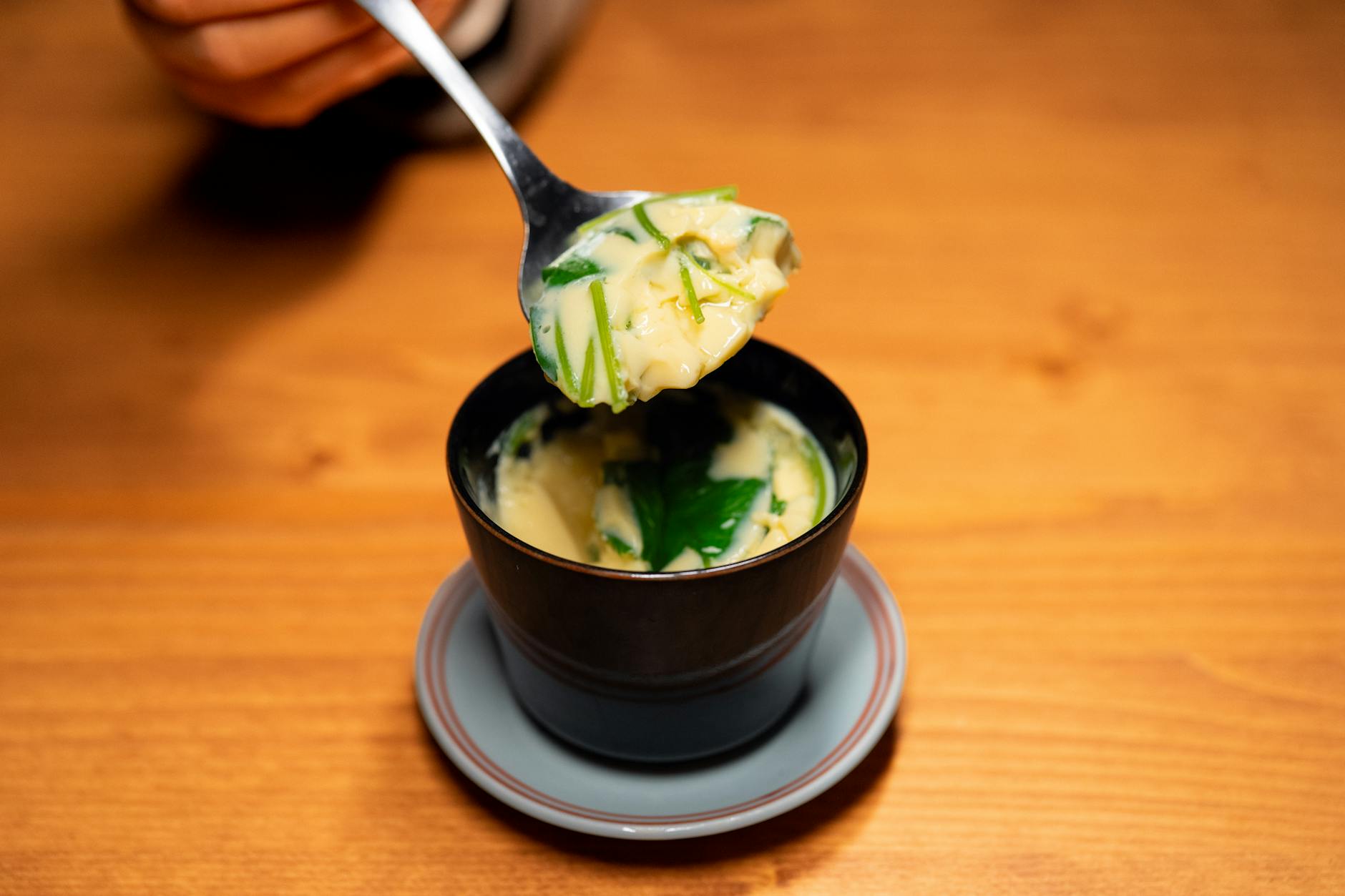 Warm Lemon-Ginger Egg White Custard Bowl