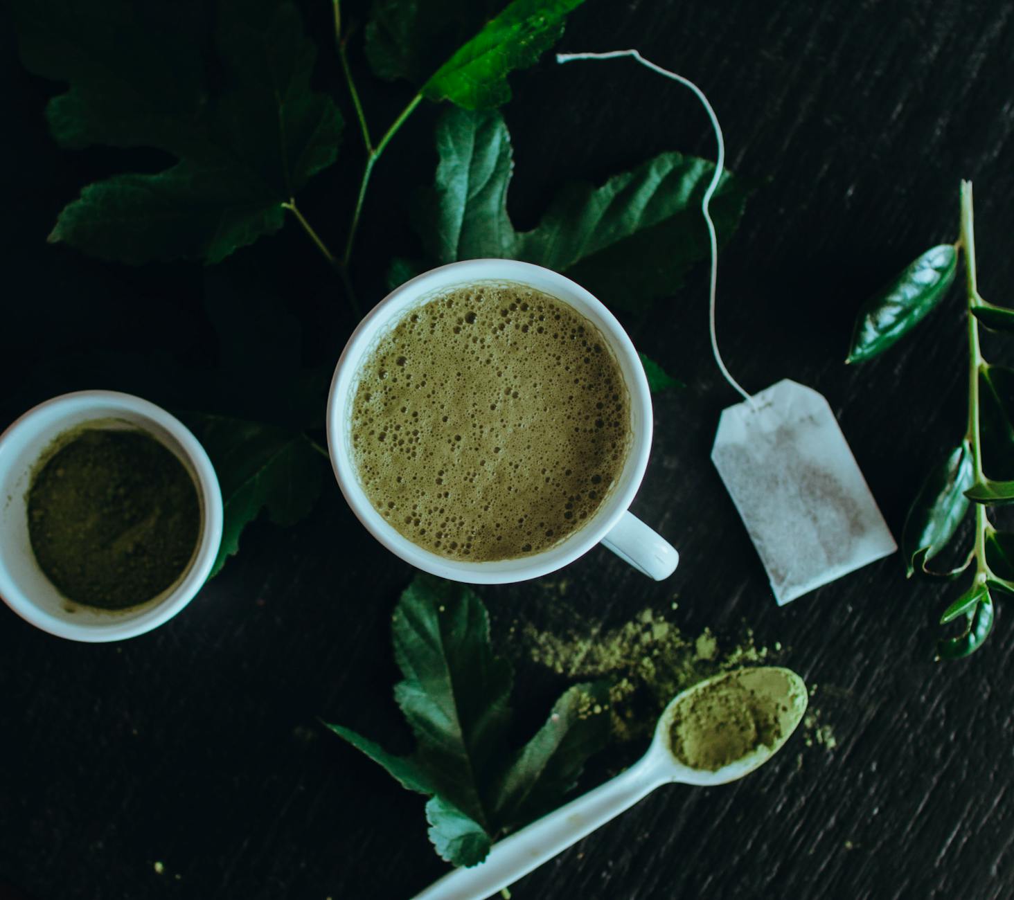 Calming Cinnamon Rice Matcha Protein Smoothie