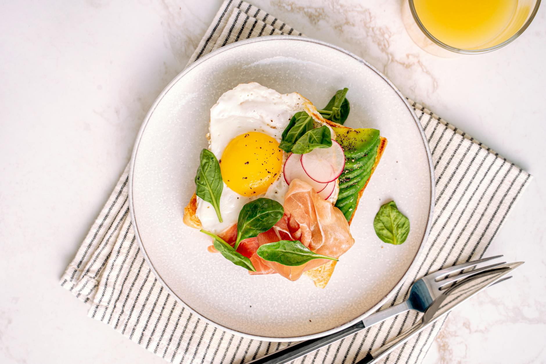 Savory Ricotta Egg Cloud Toasts